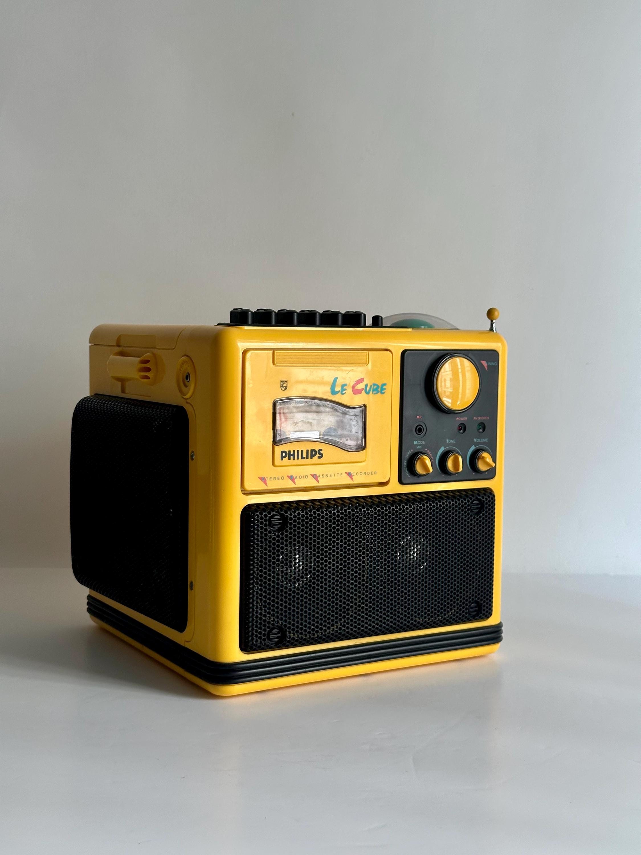 Philips Le Cube D-8080/02. Portable Radio, Cassette Tape Player