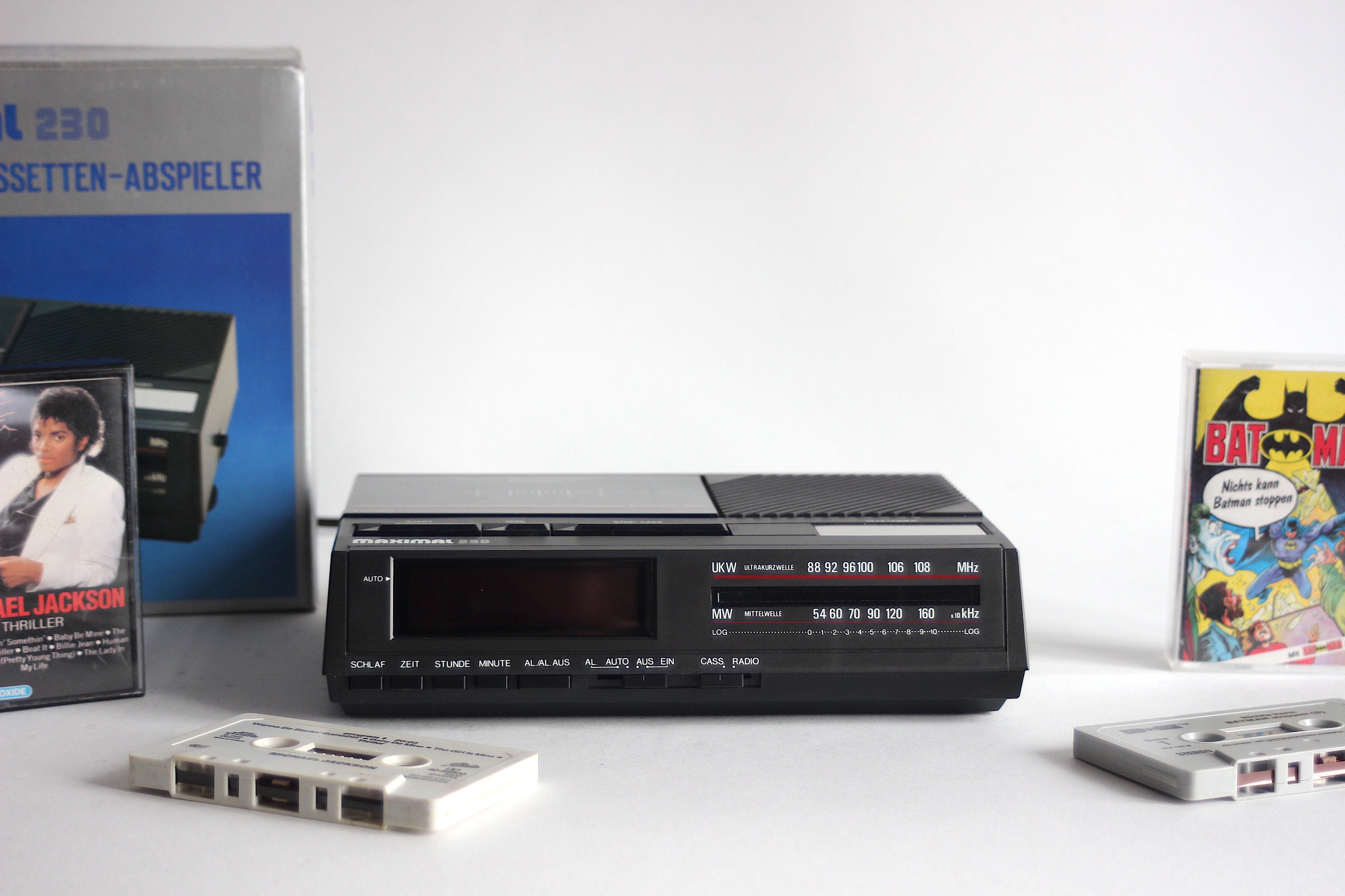 MAXIMAL 230 UKW/MW Alarm Clock With Cassette Player. Germany - Etsy New  Zealand