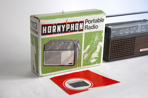 Vintage Hornyphon Bambino SX1113 – Compact AM/FM Radio From 1974