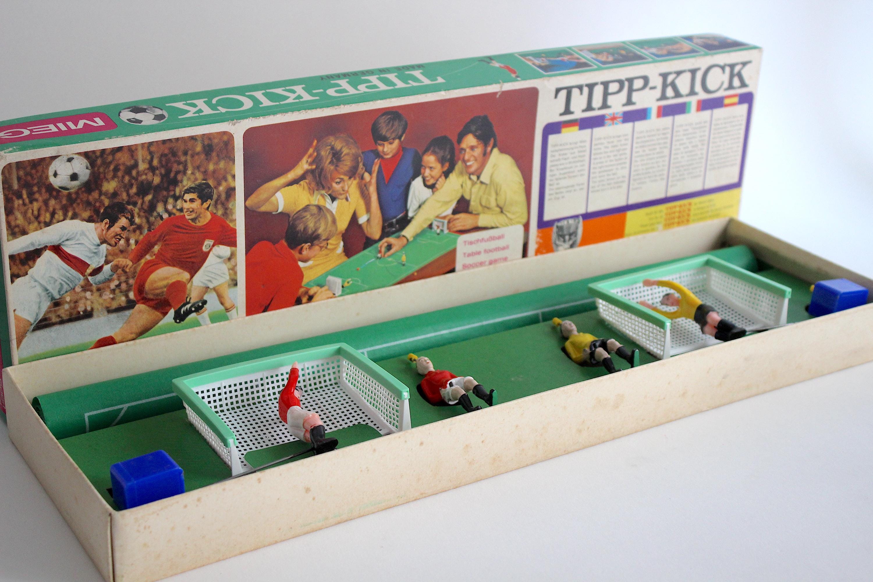 Vintage Tipp-kick Soccer Tabletop Game – Mieg Sport Spiel – 1970s