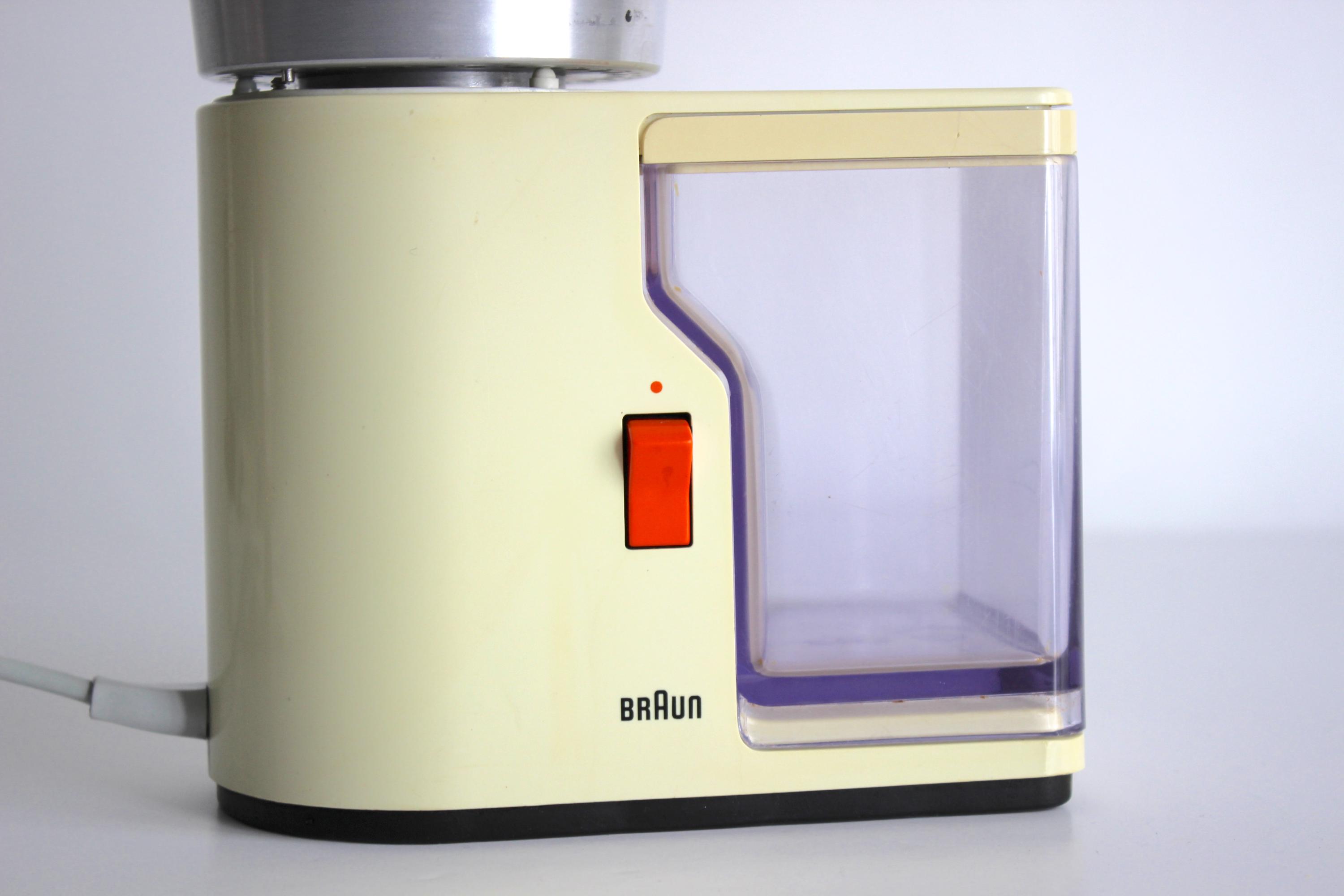 Moulin à Café Braun KMM1 Vintage 1966, Blanc, 75W, Fabriqué En Allemagne (TBE)