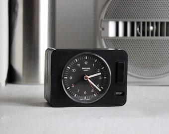 Vintage Philips Quartz Alarm Clock - Germany 80s - Etsy