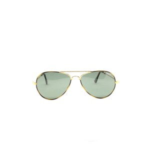 POLAROID Gold Metal aviator New Vintage Sunglasses - Original Vintage - 90s - New old stock