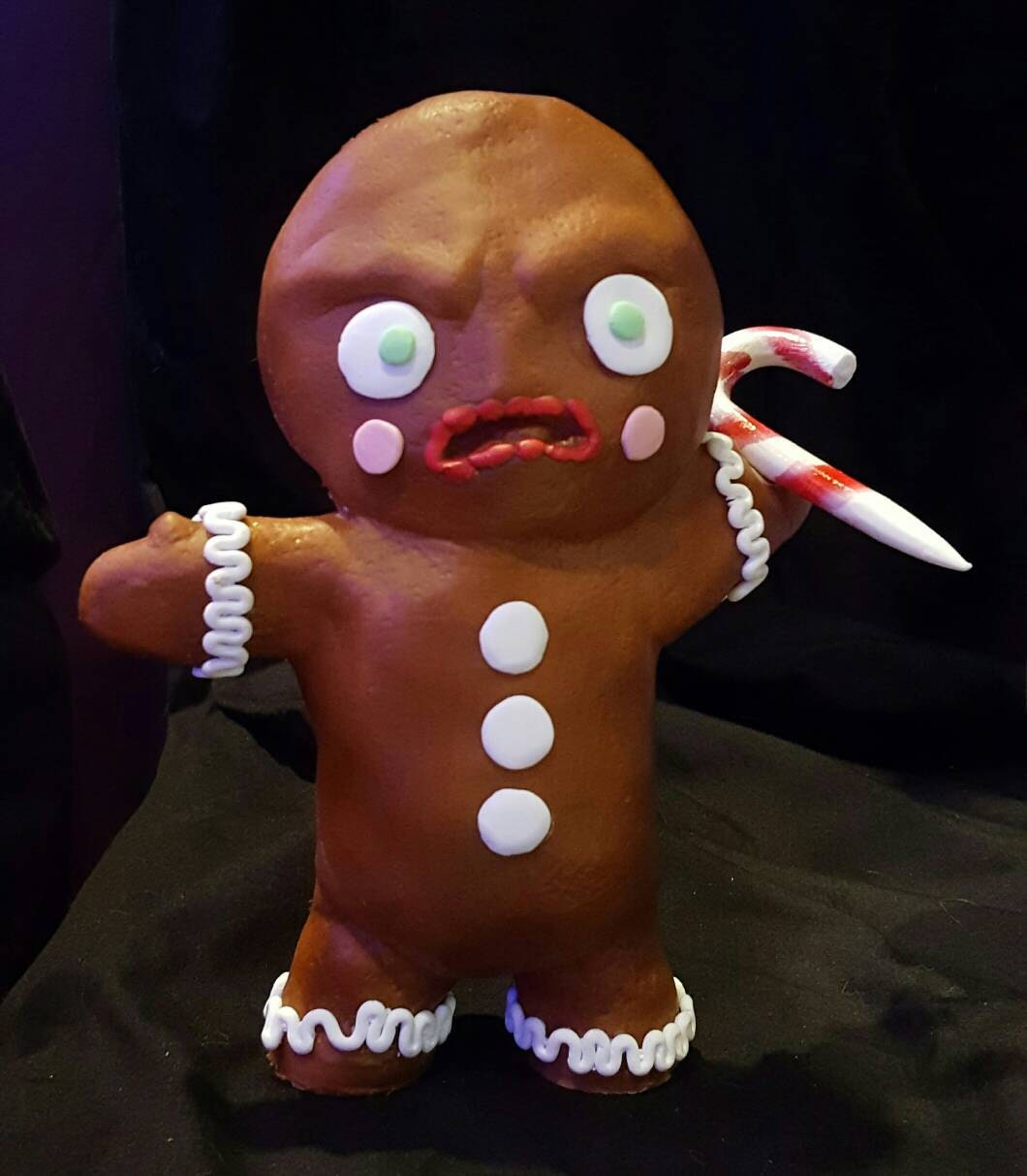 Killer Gingerbread Man figurine