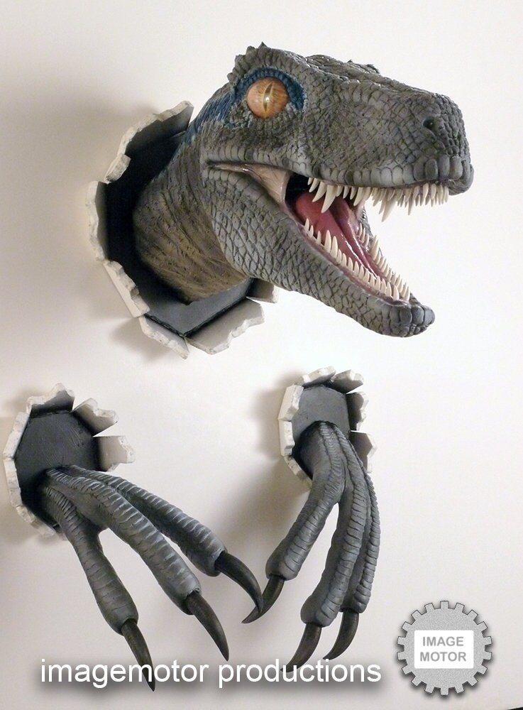 VVEMERK Life-like Wall Bursting Dinosaur Bust Hanging Prop Replica Resin Wall Hanging Ornament Home Decoration VVEMERK Life-like Wall Bursting Dinosaur Bust Hanging Prop Replica Resin Wall Hanging Ornament Home Decoration