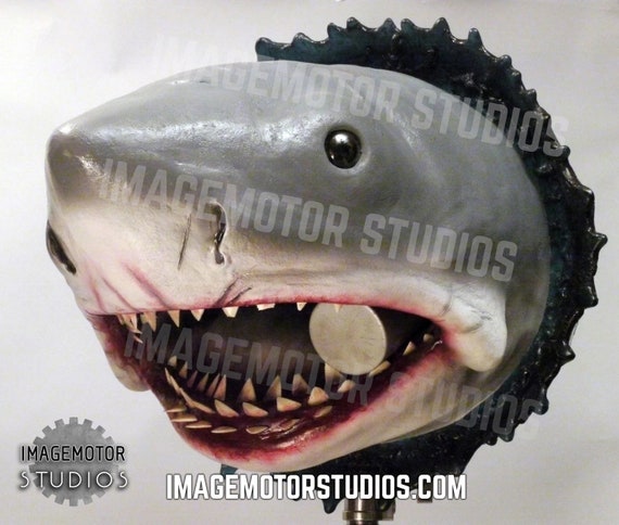 Large Bruce the Shark Jaws Wall Hanging Bust Prop 