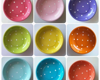 Polka Dot Magnetic Pin Bowl for jewelry, pins and so much more