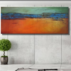Modern Abstract Textured Canvas Painting, Limited Edition, Extra Large Wall Art