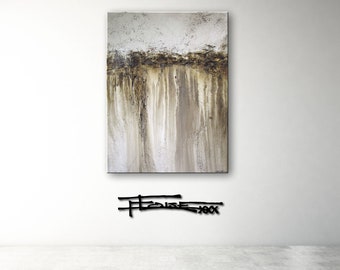 Modern Canvas Wall Art, Textured Abstract Painting, Ready to Hang, Limited Edition