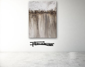 Textured Abstract Painting, Modern Canvas Wall Art, Limited Edition Giclee,  Ready to Hang