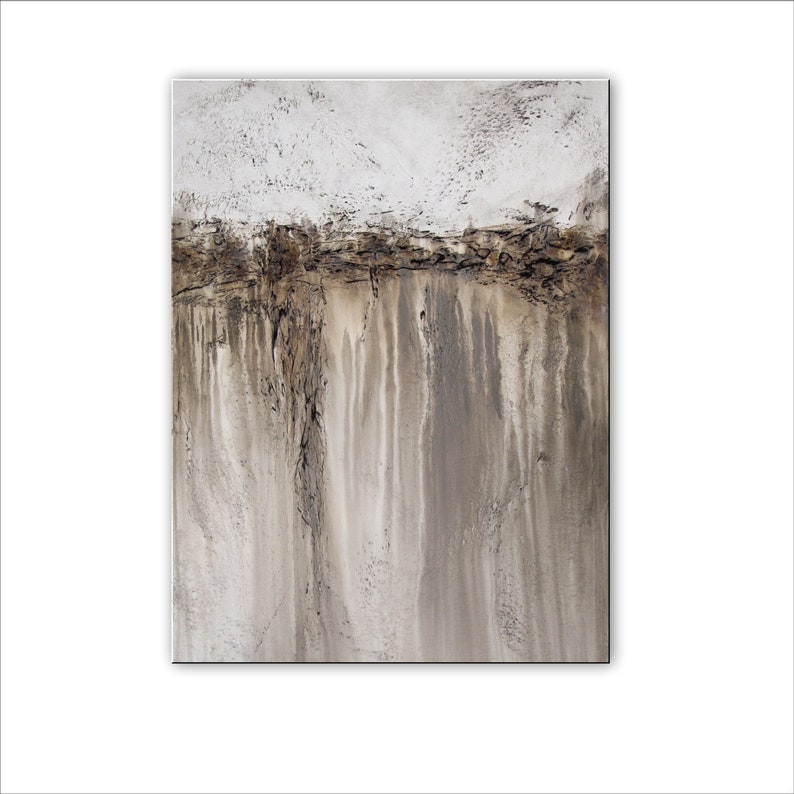 Textured Abstract Painting Modern Canvas Wall Art Limited - Etsy
