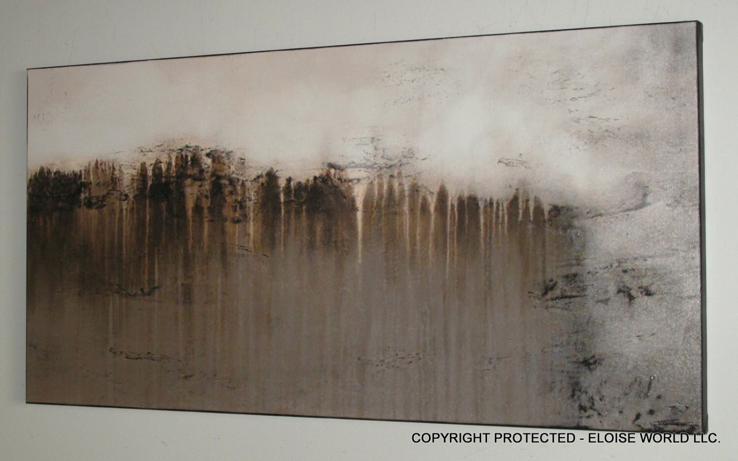 Modern Abstract Canvas Wall Art 48 X 24 X 1.5 Ready to Etsy