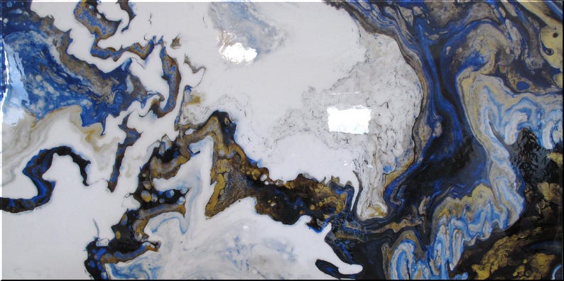 The 9 Best Epoxy Resin Wall Art Reviews: Abstract, 3D, Crystal, Pill, Beach, Ocean, Flower, Wood, Marble, Surfboard 4