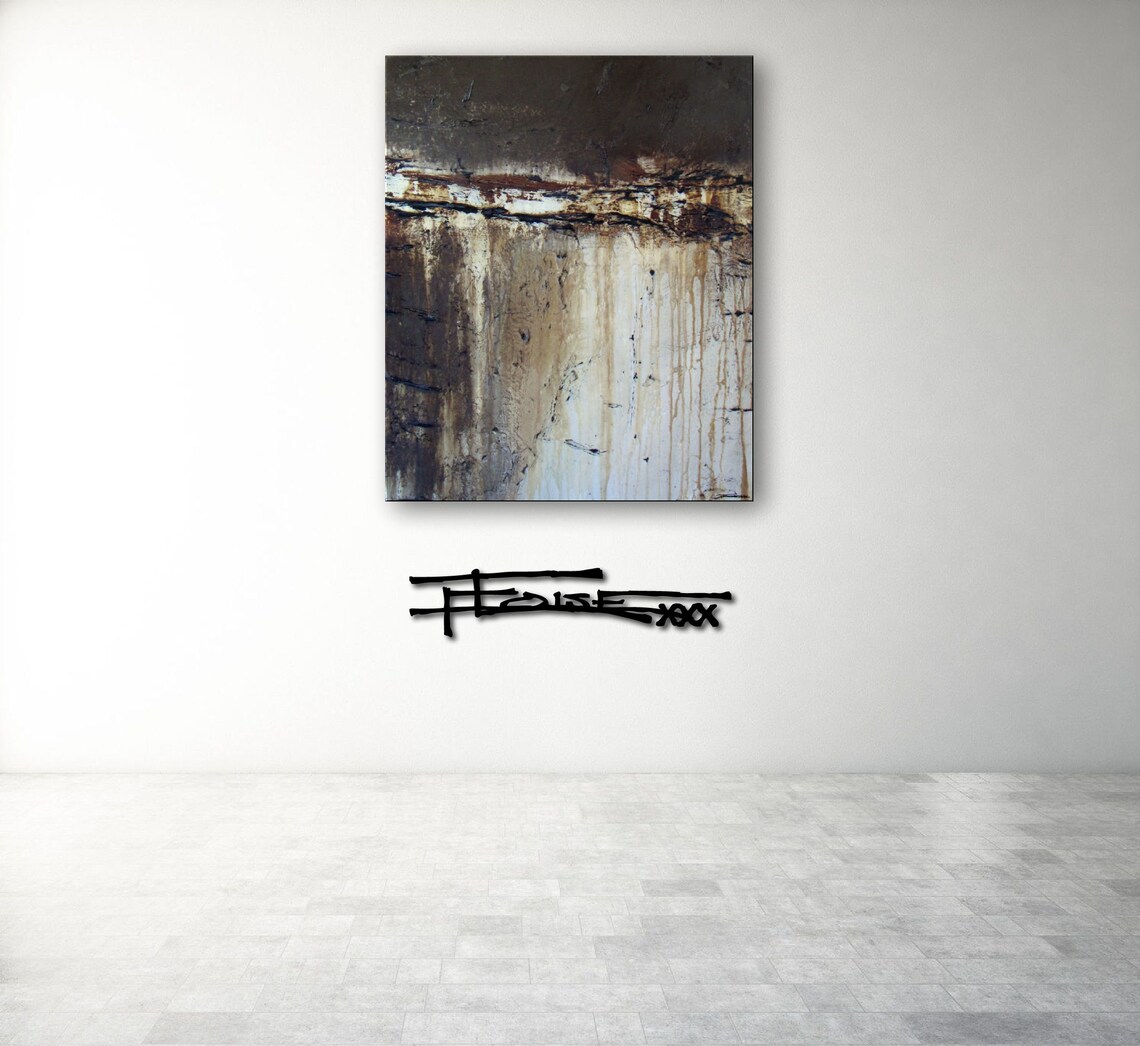 Textured Painting Modern Canvas Wall Art 48 X 36 X 1.5 Inch Etsy