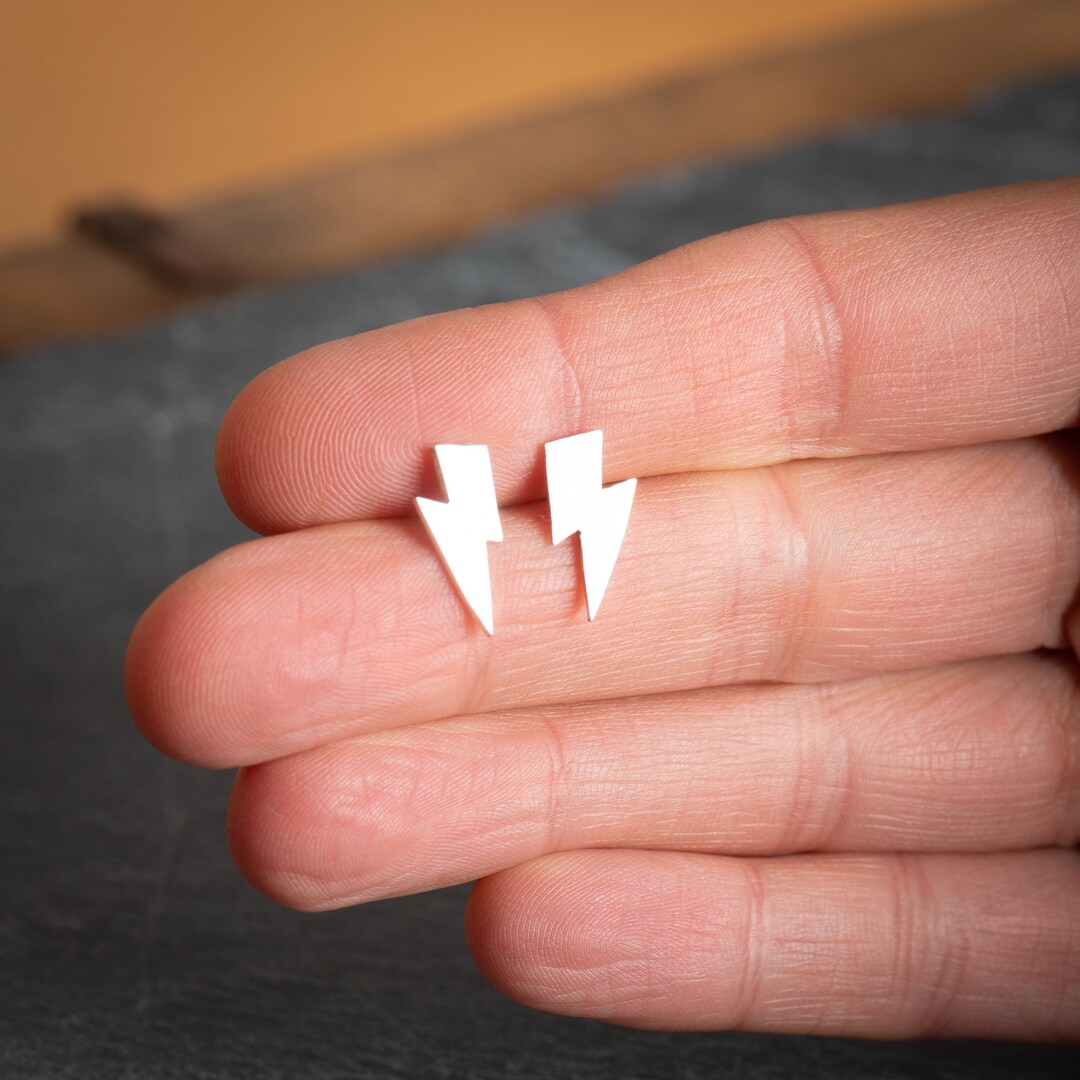 Orecchini Borchie A Stella In Argento Sterling 925 - Piccoli E Delicati, 6mm - Foto 4