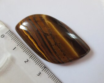 Tiger Eye Cabochon Gemstone 45mmX24mmX6mm Natural Gemstone Cabochon N.257
