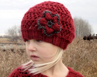 KNITTING PATTERN Baby hat - Slouchy hat - Knit pattern - Hat - PDF Instant Download