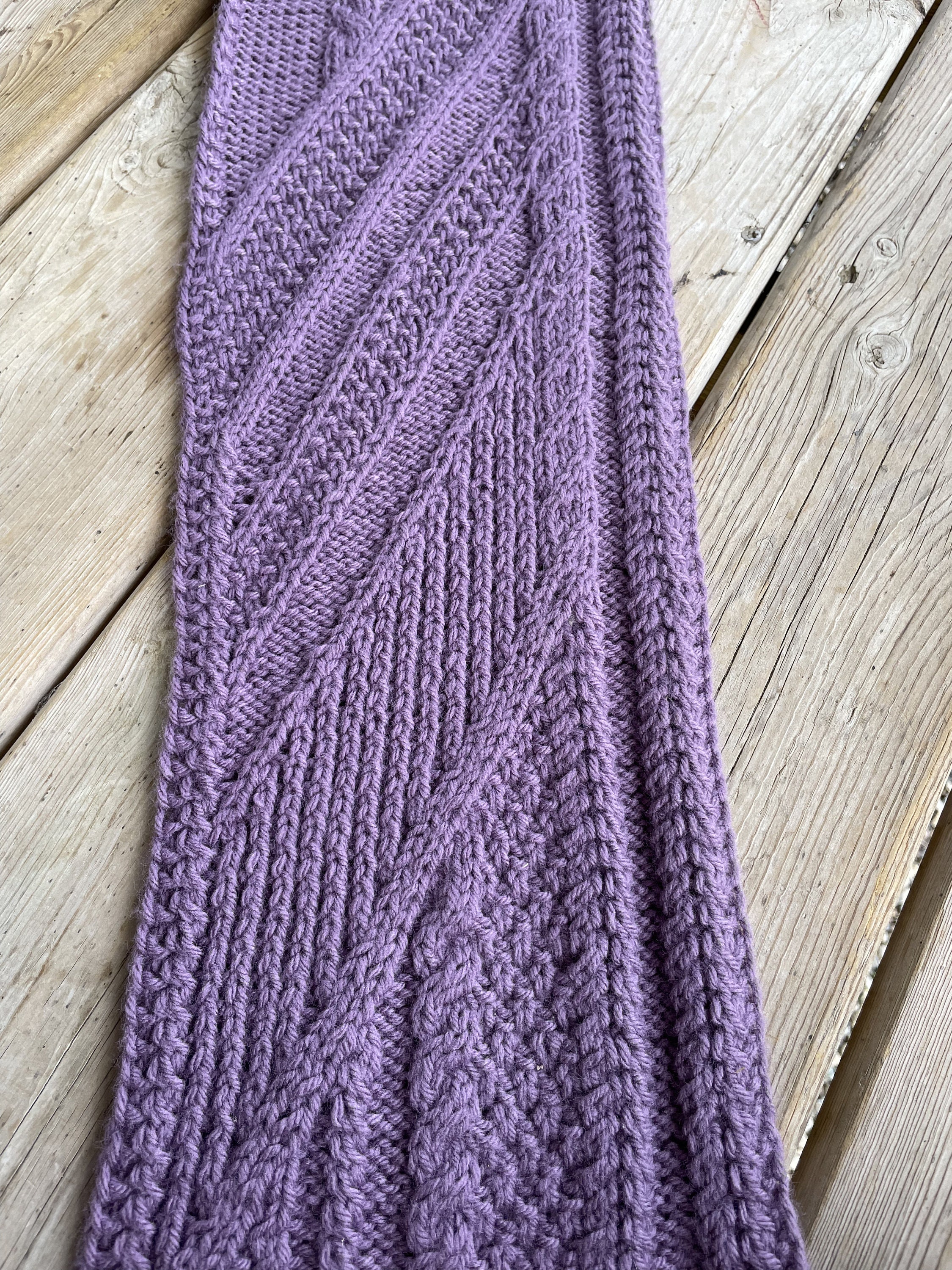 Cable Scarf Knitting Pattern // Knit Cable Scarf // Knit Pattern for ...