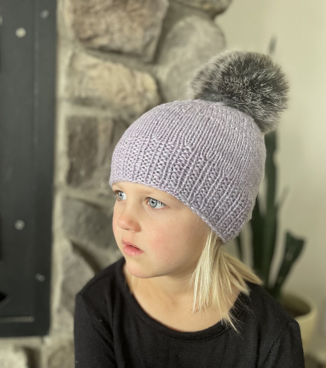 Simple Hat Knitting Pattern for Beginners // Knit Hat Tutorial // for