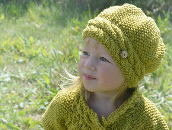 Cable knit baby hat deals