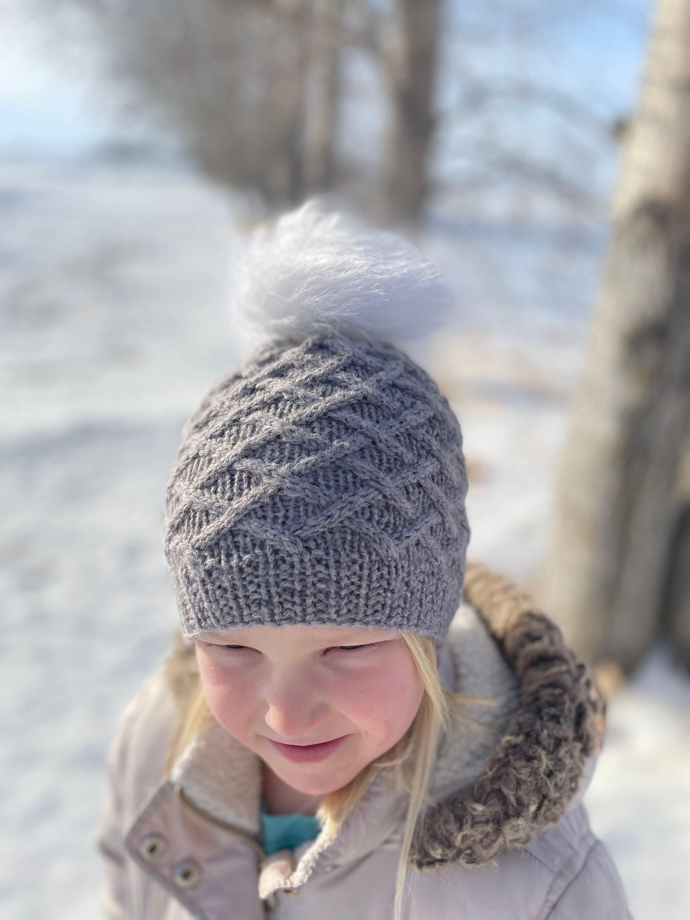 KNITTING PATTERN PDF Hat - Cable Knit Hat Pattern - Knitting Pattern ...