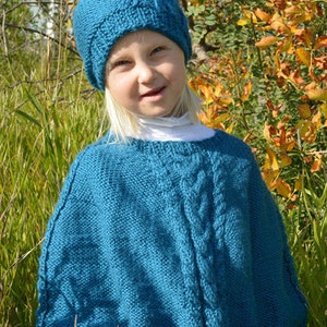 KNITTING PATTERN PDF Poncho Knit Poncho Knit Pattern - Etsy