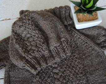 knit hat pattern / knit sweater pattern / knitting sweater pattern / knitting hat pattern / knit slouch hat pattern