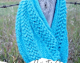 KNITTING PATTERN PDF Scarf - Knit pattern Infinity scarf, Knitting pattern infinity scarf