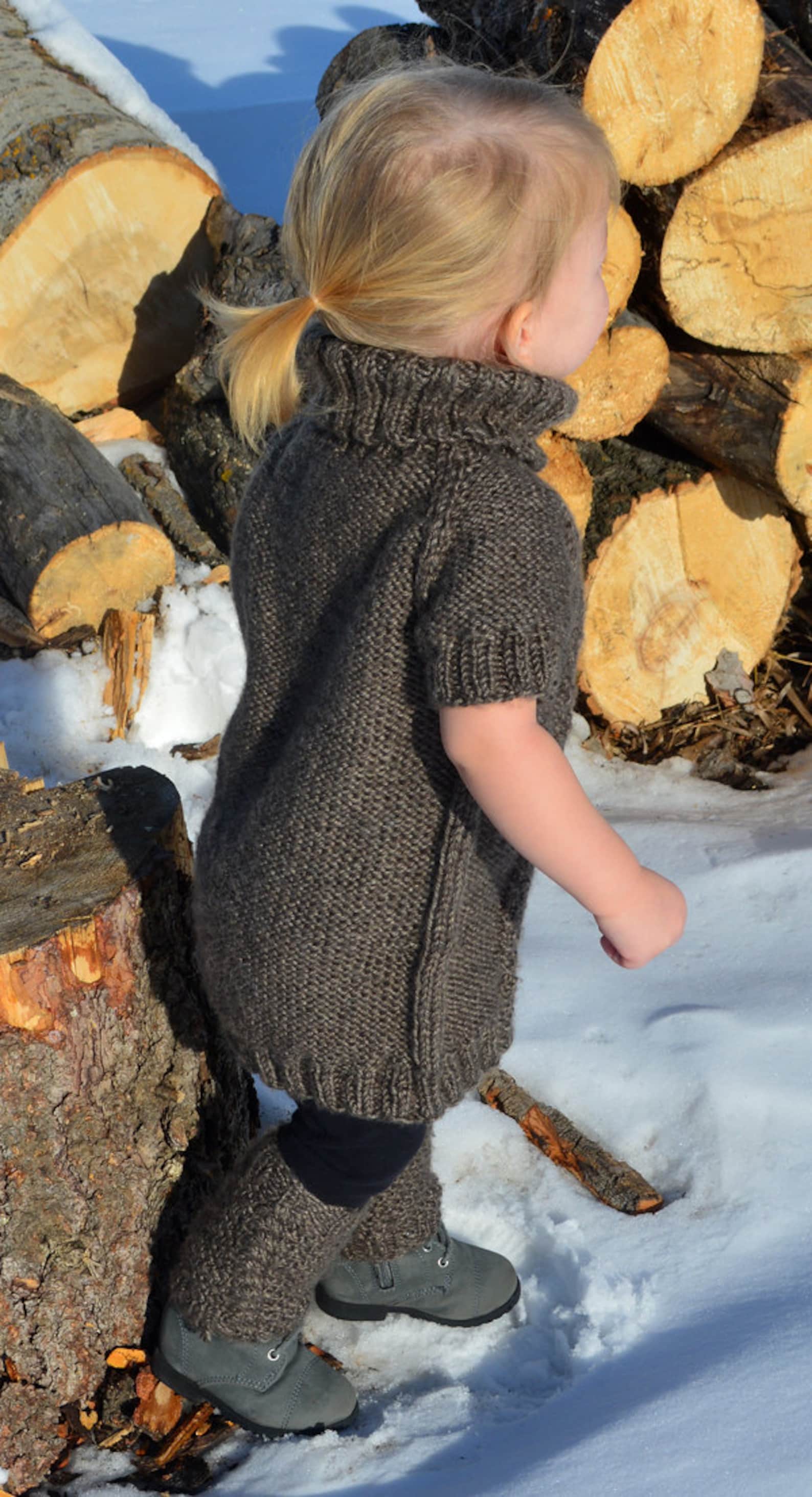 Knitting pattern sweater dress / knit pattern dress / Etsy