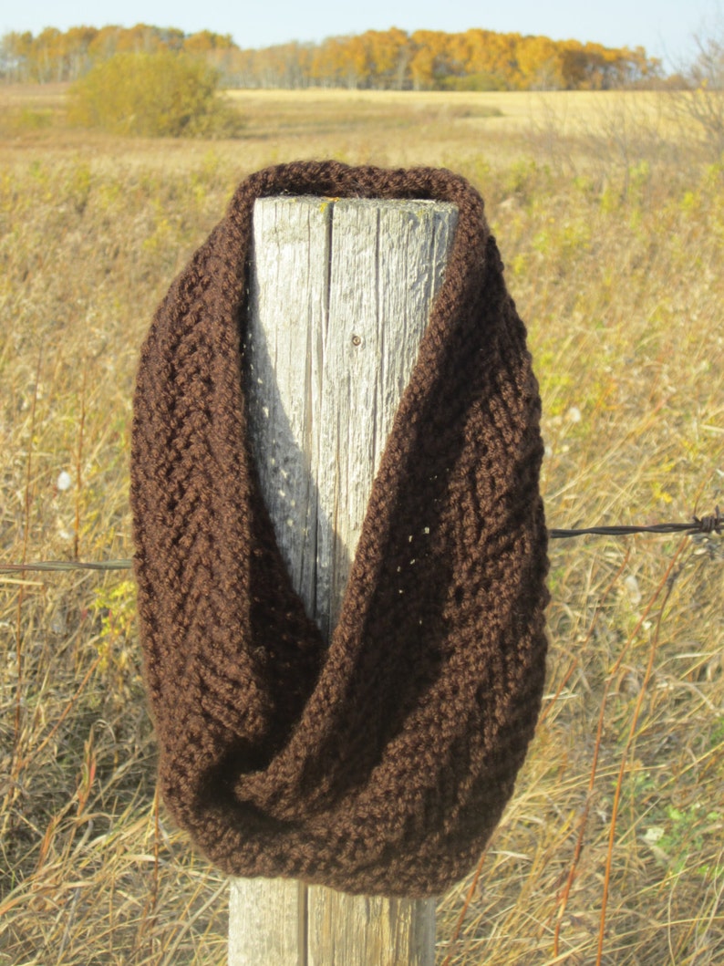 KNITTING PATTERN SCARF pdf, Scarf pattern, Infinity scarf, Knit pattern image 2