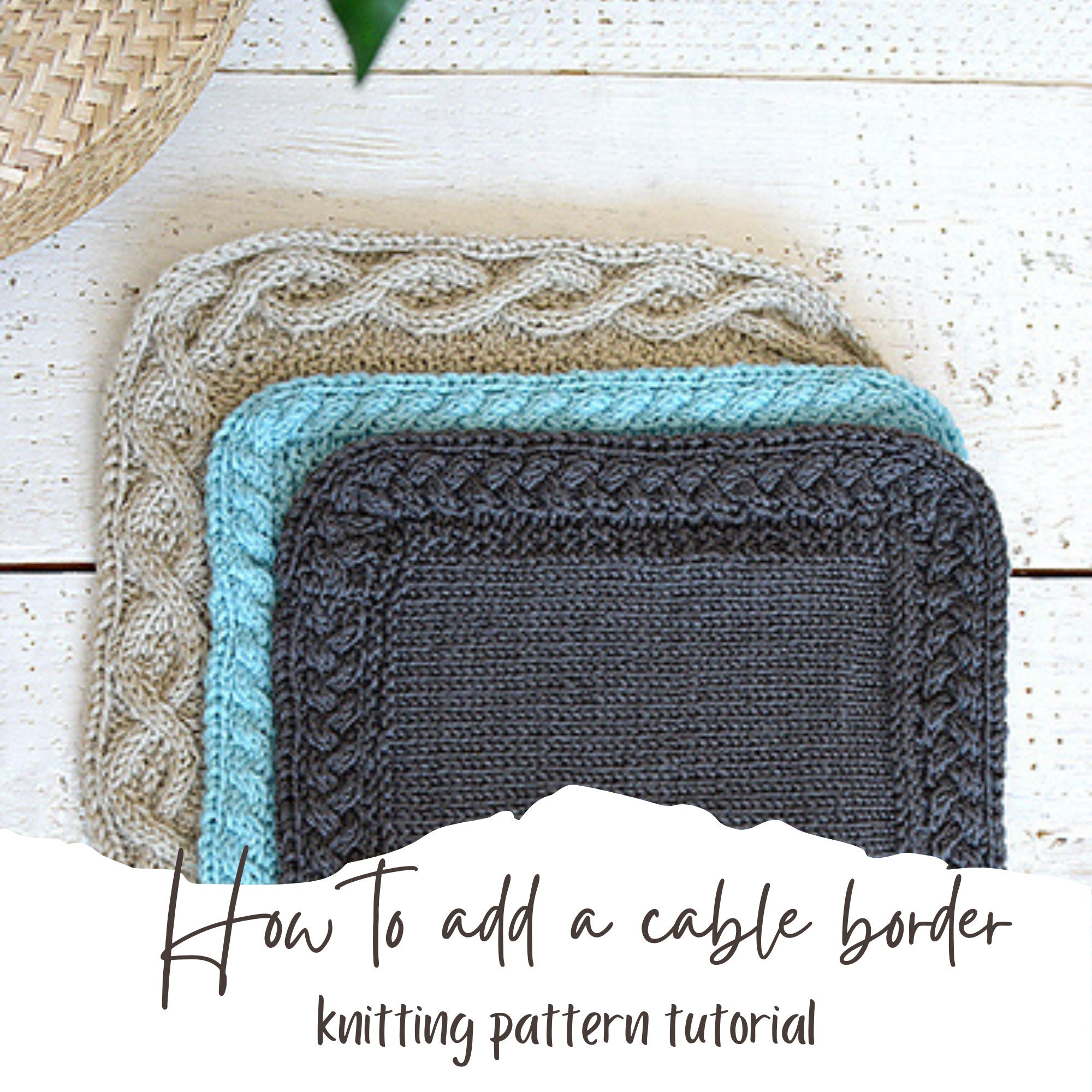 Knit Border Patterns - Etsy