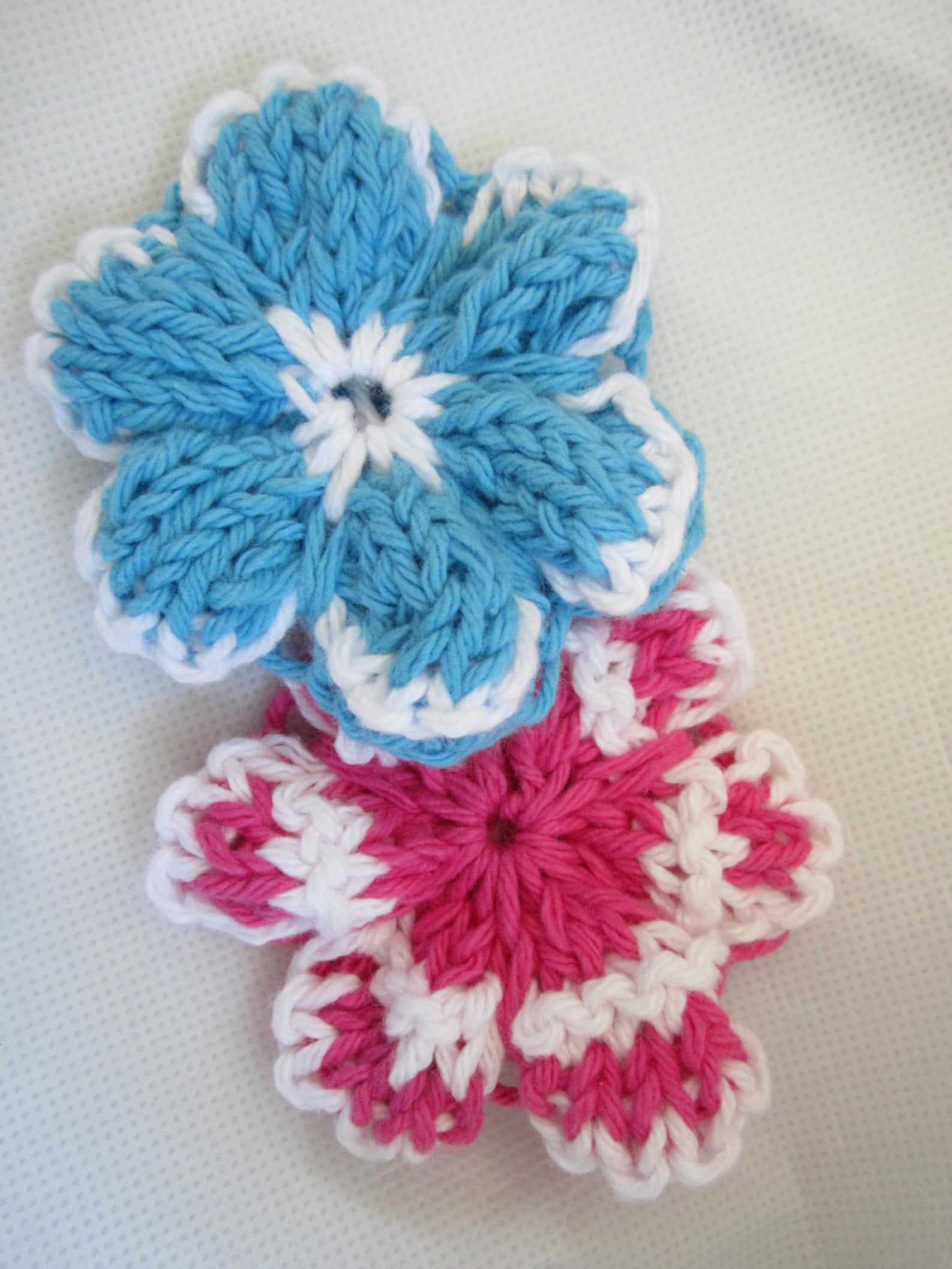 KNITTING PATTERN PDF Flower Knit Flower Pattern Knit Flower Etsy