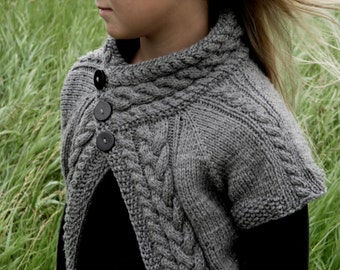 Cable Raglan Cardigan knitting pattern // Seamless cardigan knit pattern // for teenagers // for adults // knit sweater pattern