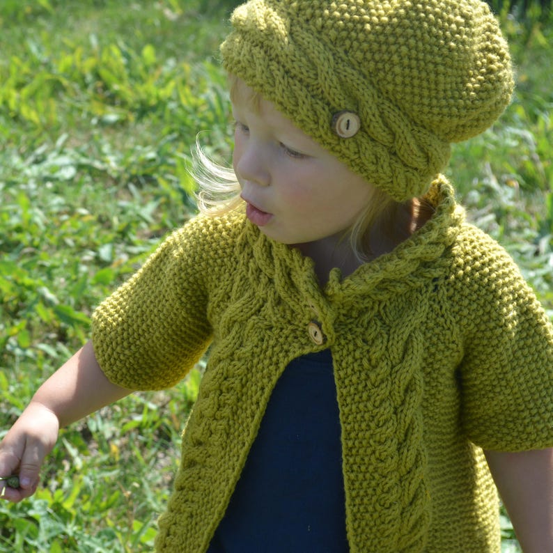 Cable Hat Knitting Pattern // Slouch Hat Knit Pattern // Hat Pattern ...