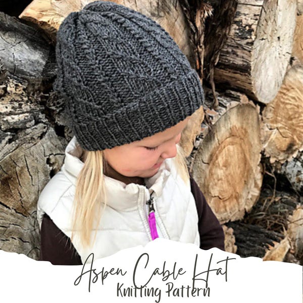 KNITTING PATTERN PDF Cable Hat - knit pattern cable hat - cable knitting pattern - cable knit pattern