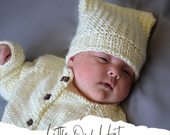 PATRÓN DE TEJIDO gorro - patrón de tejido gorro de bebé - patrón de tejido gorro de búho - patrón de tejido gorro - gorro de punto - patrón de tejido gorro