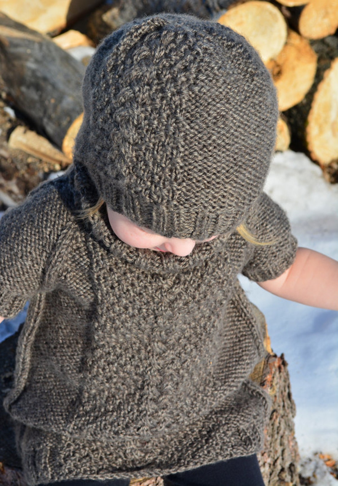 Knitting pattern sweater dress / knit pattern dress / Etsy