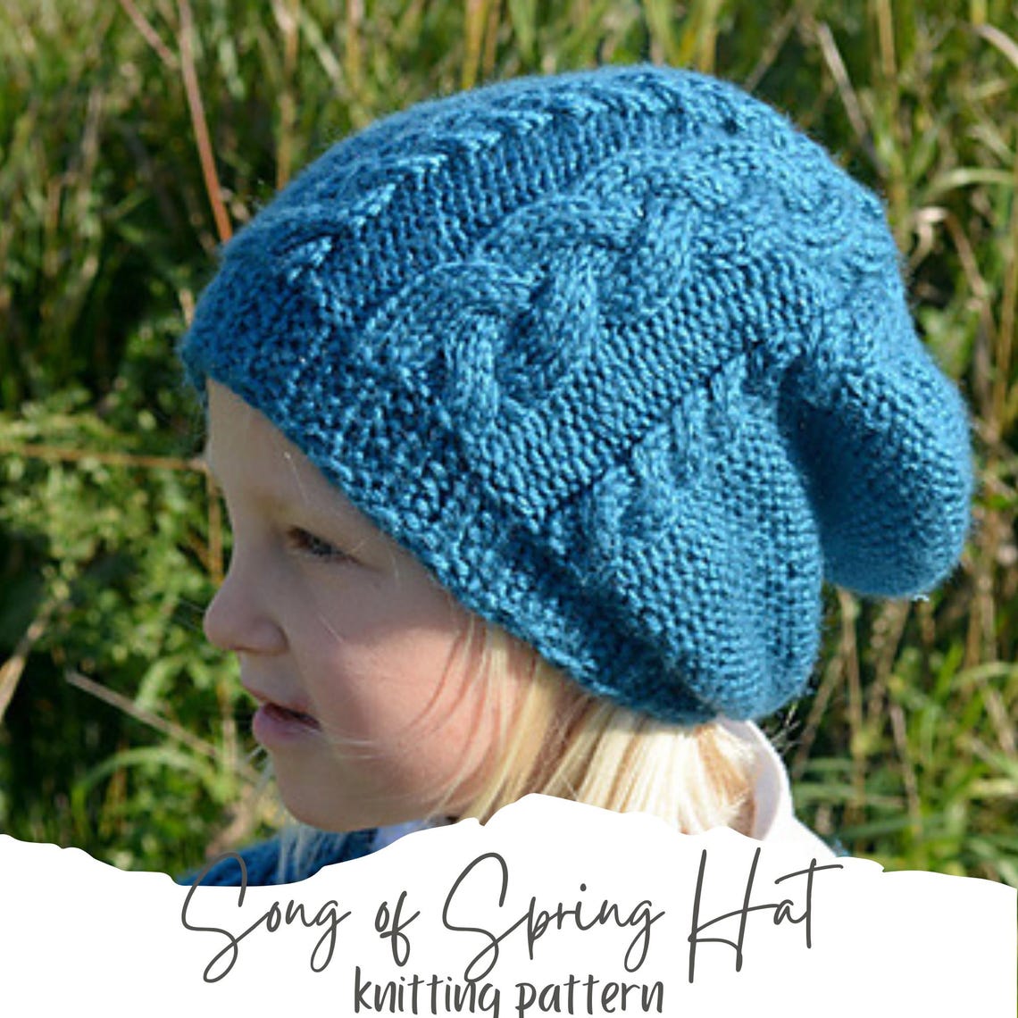 Knitting Pattern Hat / Hat Knit Pattern / Cable Hat Knitting Pattern ...