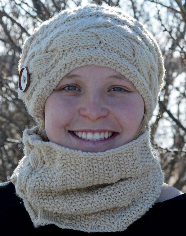 Knitting Pattern Pdf Cable Cowl / Knit Cable Cowl Pattern / Knitting ...