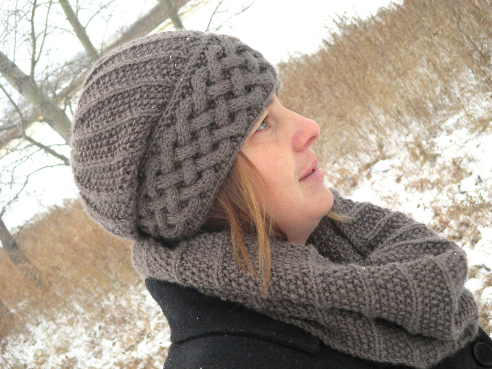 KNITTING PATTERN HAT and Scarf Knit Pattern Hat Knit Etsy