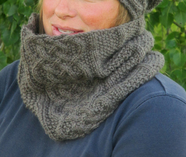 knit pattern scarf cowl scarf knitting pattern KNITTING PATTERN PDF cowl knit pattern cowl