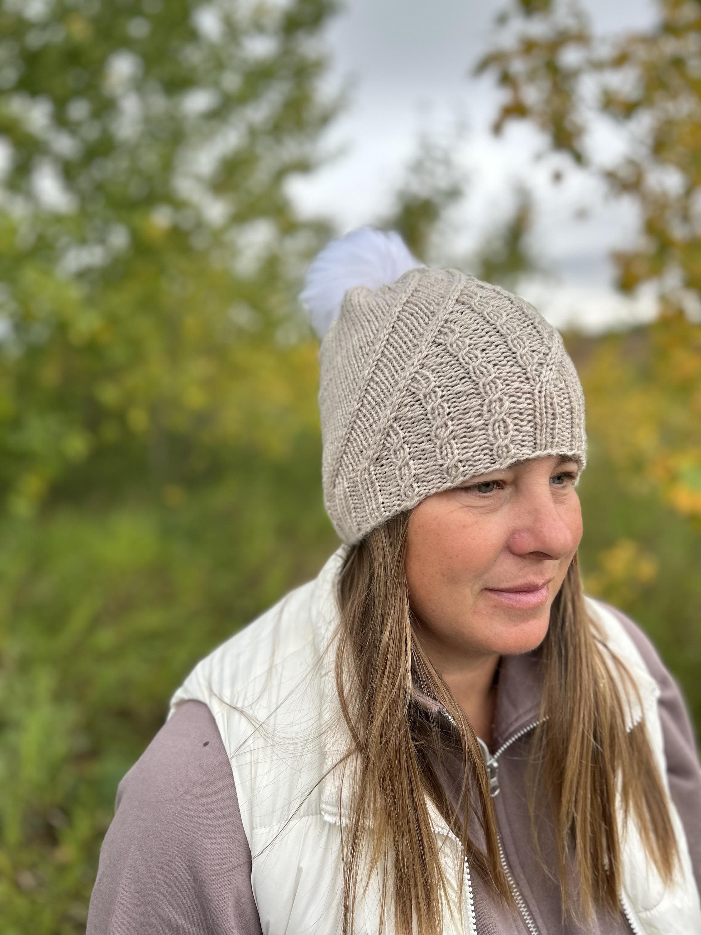 Knitting Pattern Cable Hat / Knit Hat Pattern / Adult Cable Hat Pattern ...