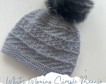 Misty Morning Einfache Strickanleitung / einfache Strickanleitung für Anfänger / Baby bis Erwachsene