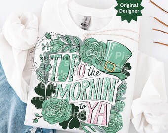 Imágenes PNG divertidas del Día de San Patricio, Imágenes PNG de "Buenos días para ti", Imágenes PNG coquetas del Día de San Patricio, Imágenes PNG de trébol retro, Diseño irlandés del Día de San Patricio