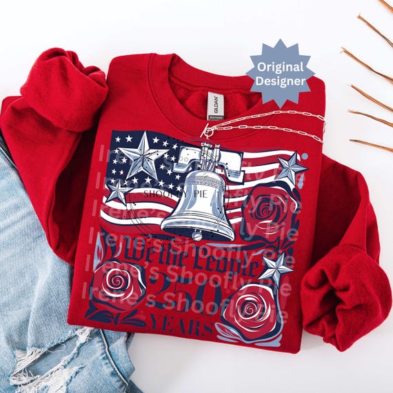 250th America Anniversary Png, Retro We The People PNG, Patriotic Sublimation Design, American Png, Liberty Bell, Floral USA Png