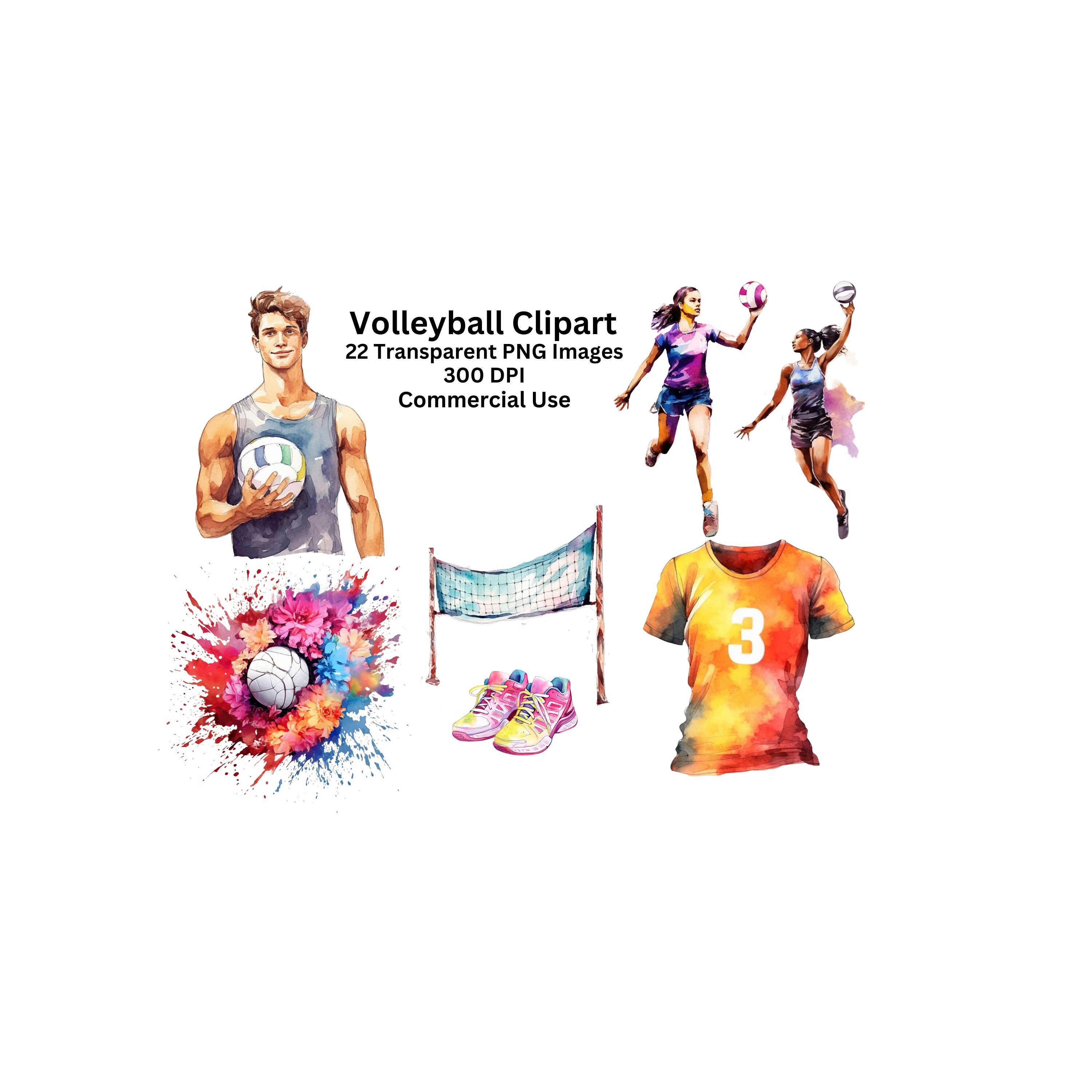 Voleibol Acuarela Clipart Deportes PNG Voleibol PNG Paquete De Dise o voleibol-acuarela-clipart-deportes-png-voleibol-png-paquete-de-dise-o