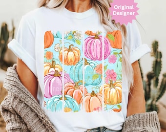 Pumpkin Season Png, Coquette Fall Pumpkin Png, Fall Brushstroke Sublimation, Boho Floral Png, Preppy Floral Png, Pumpkin Png, Fall Vibes