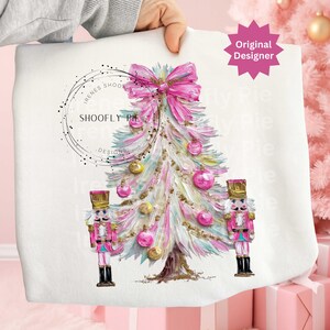Hand Painted Christmas Tree Png, Preppy Brushstroke Christmas Png, Vintage Merry Christmas Png, Nutcracker Sublimation, Christmas Tree Png