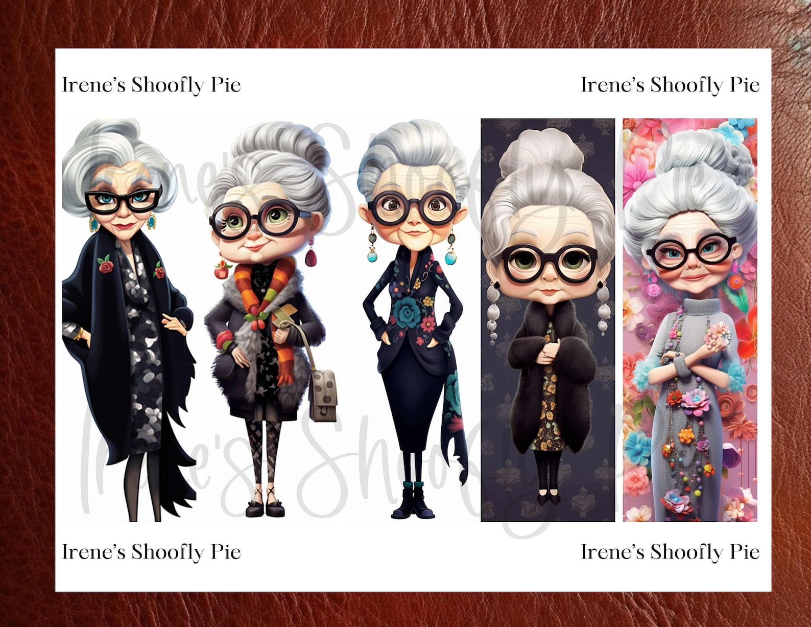 Grandma Printable Bookmark Set - Eclectic Grandma Bookmark Sets - Old ...