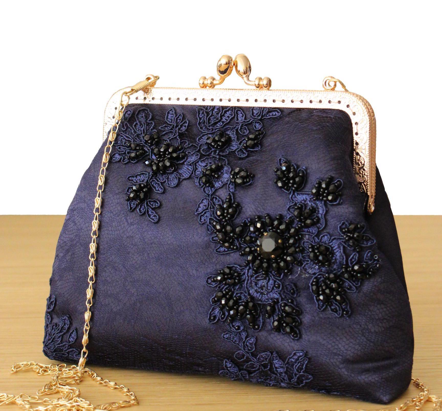 Swarovski Vintage Clutch Bag - Etsy